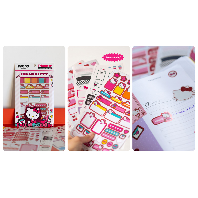  STICKERS PLANNER WERO KITTY