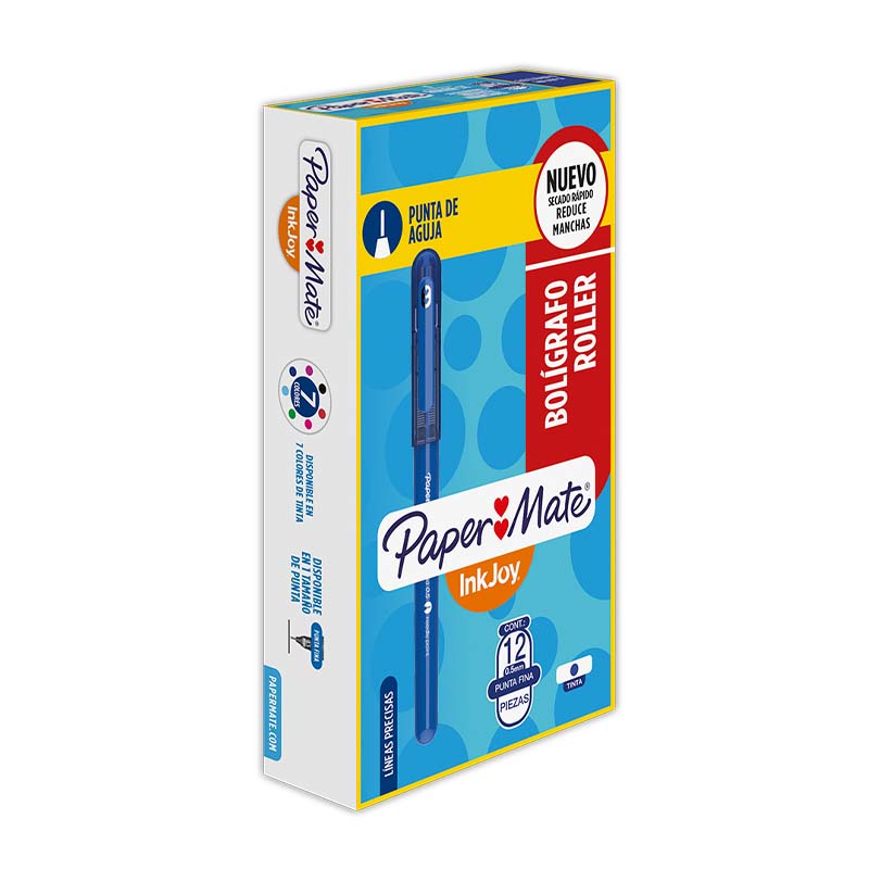  ROLLER PAPER MATE KM INKJOY ST AZUL X12