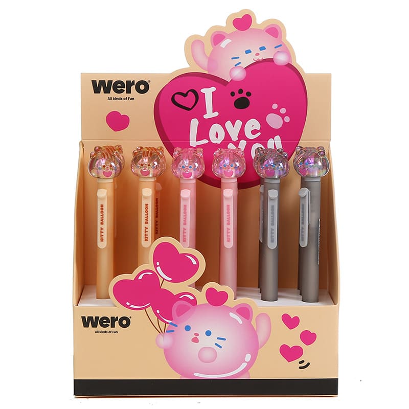  BOLIGRAFO WERO DISPLAY X18 LOVE YOU
