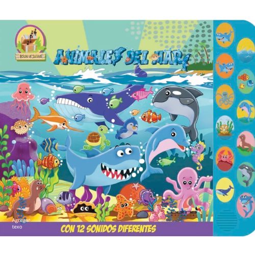  LIBRO BETINA TESOROS DE SONIDOS ANIMALES  DEL MAR