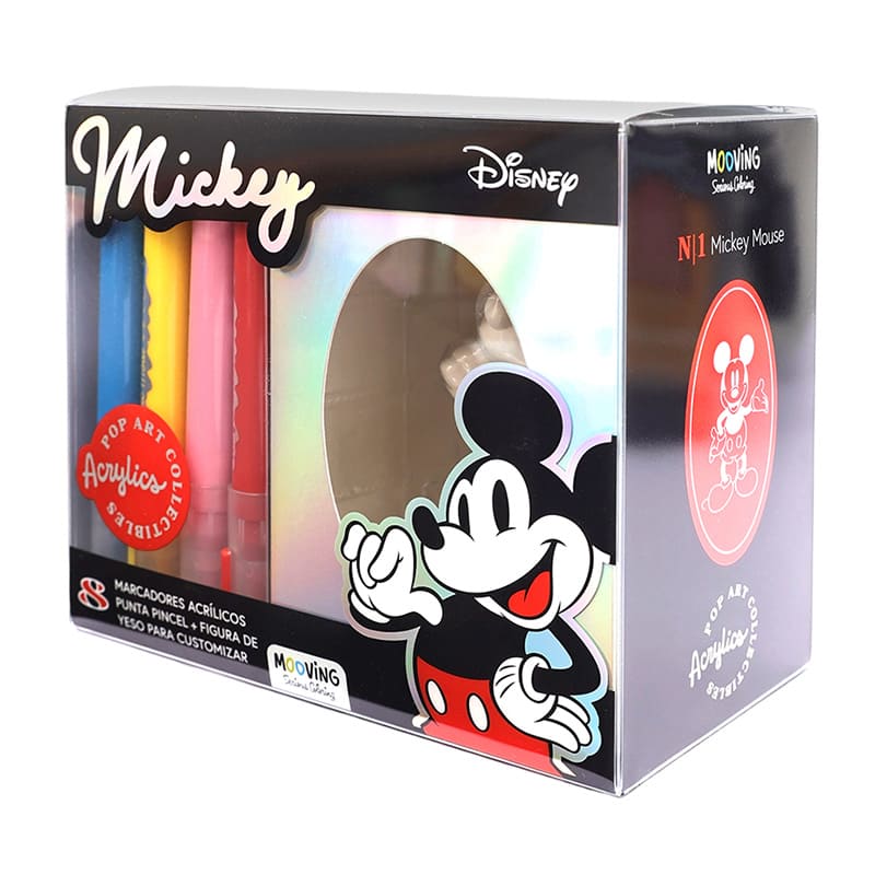  SET MOOVING POP ART COLLECTIBLES MICKEYMOUSE