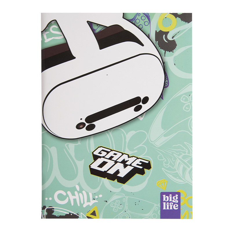  CUADERNO PPR 16X21 TAPA FLEXIBLEABROCHADO GAMER 2