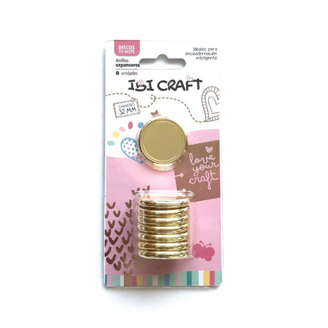  DISCO EXPANSION IBICRAFT 32MM GOLD X8