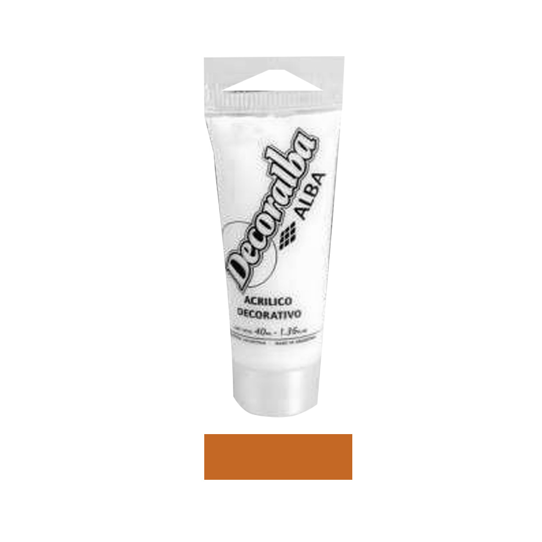  ACRILICO DECORATIVO ALBA 40ML COBRE