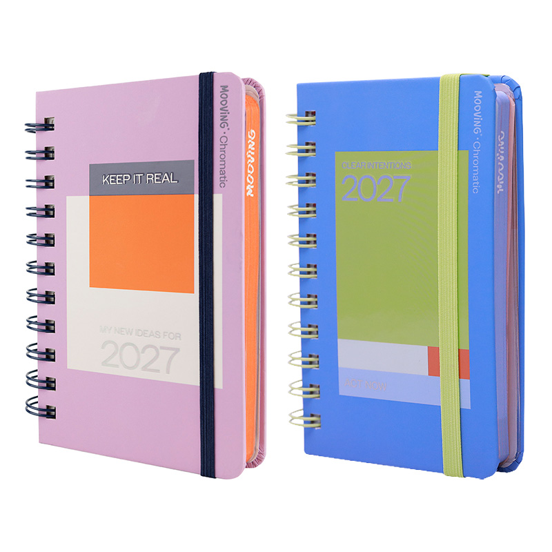  AGENDA MOOVING 10X15 2 DÍAS POR PAGINA;
CHROMATIC