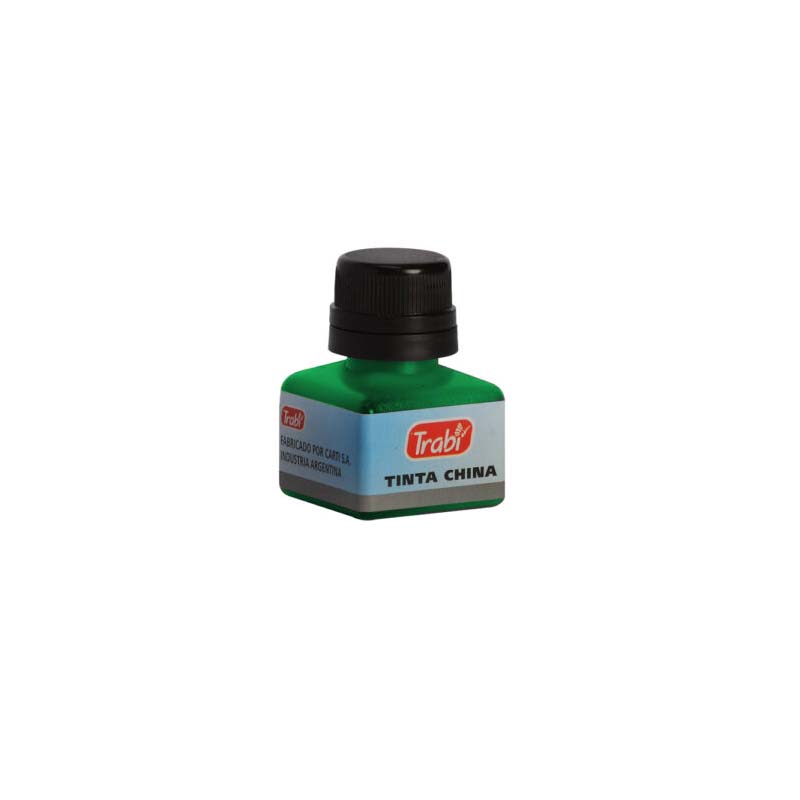  TINTA CHINA TRABI 15CM3 VERDE X6