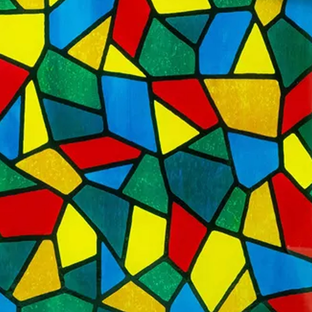  PVC ADHESIVO MURESCO VITRAUX RECTANGULAR  MULTICOLOR 2M