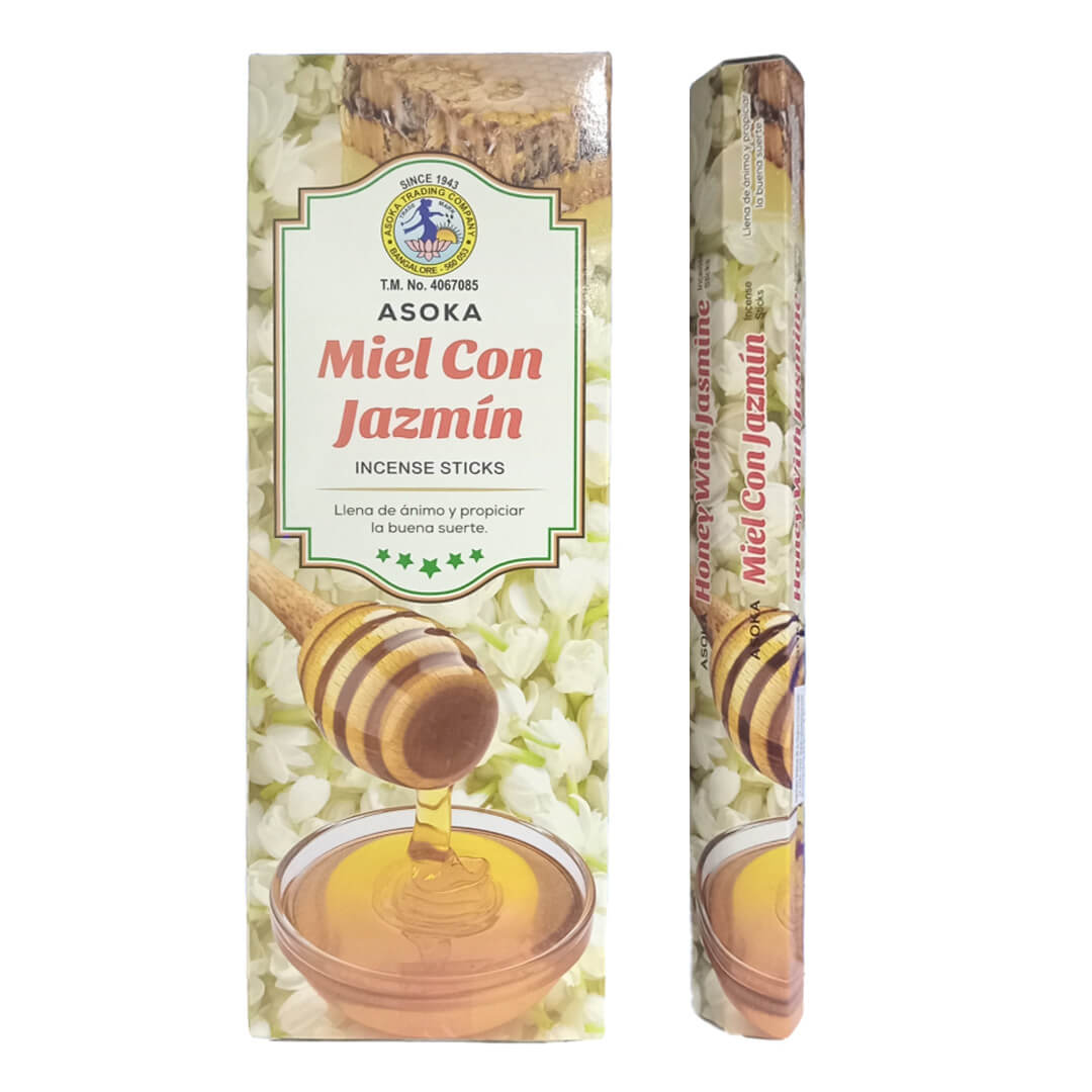  SAHUMERIO ASOKA HEXAGONAL X6 MIEL CONJAZMIN