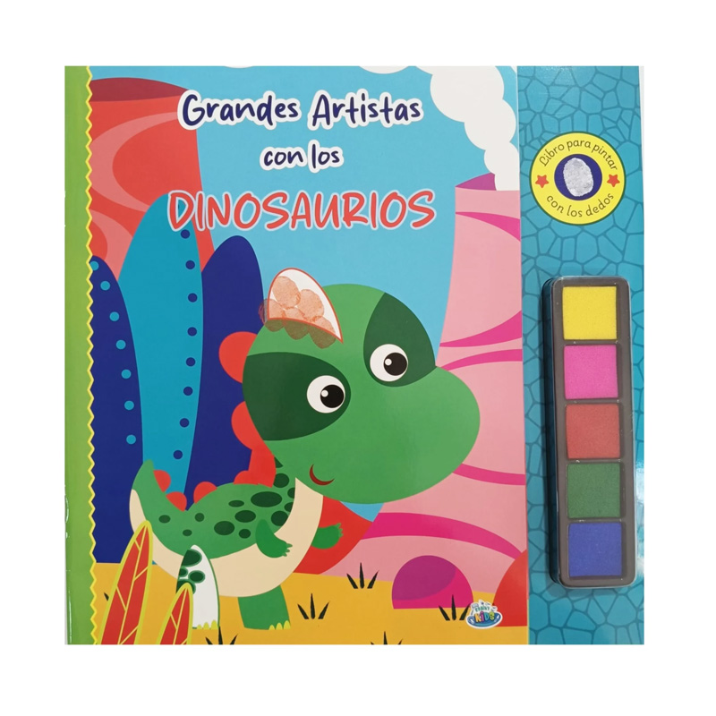  LIBRO PLOW GRANDES ARTISTAS CON LOS  DINOSAURIOS