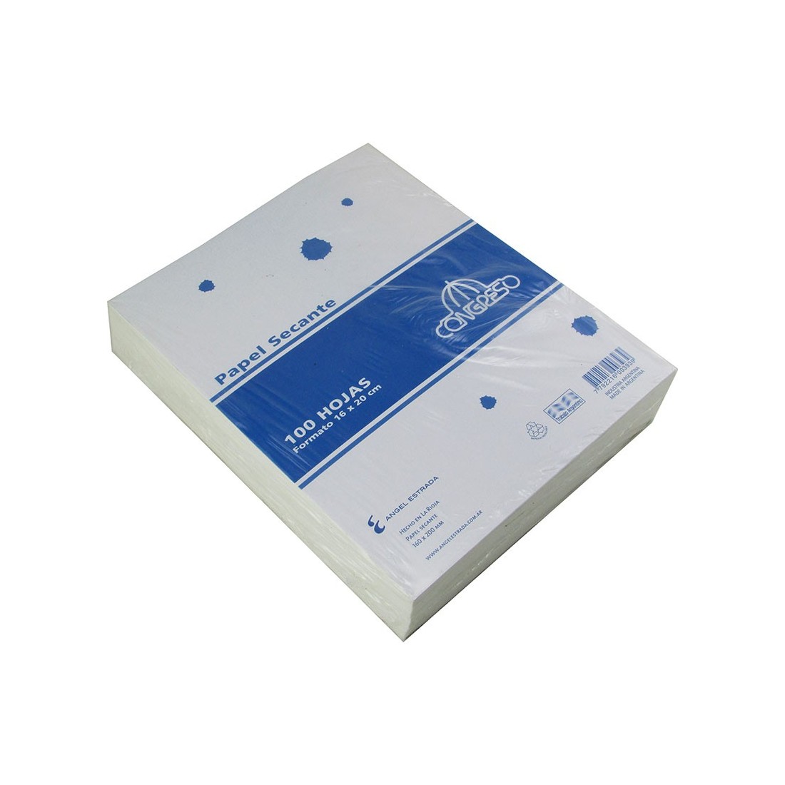  PAPEL SECANTE CONGRESO 16X10 3 HOJAS  EMBOLSADO