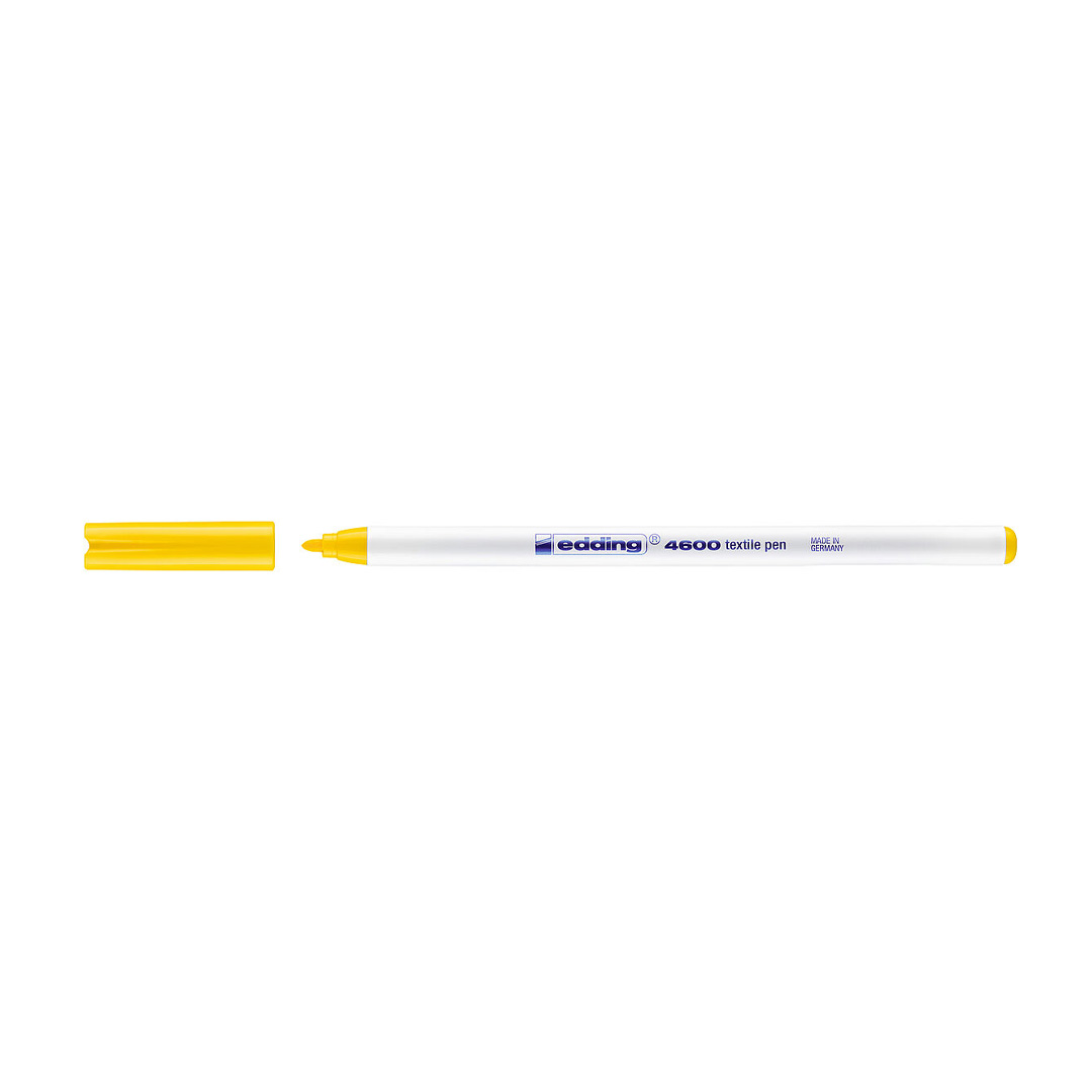  MARCADOR PARA TELA EDDING PUNTA FINA E-;
4600 X1 AMARILLO