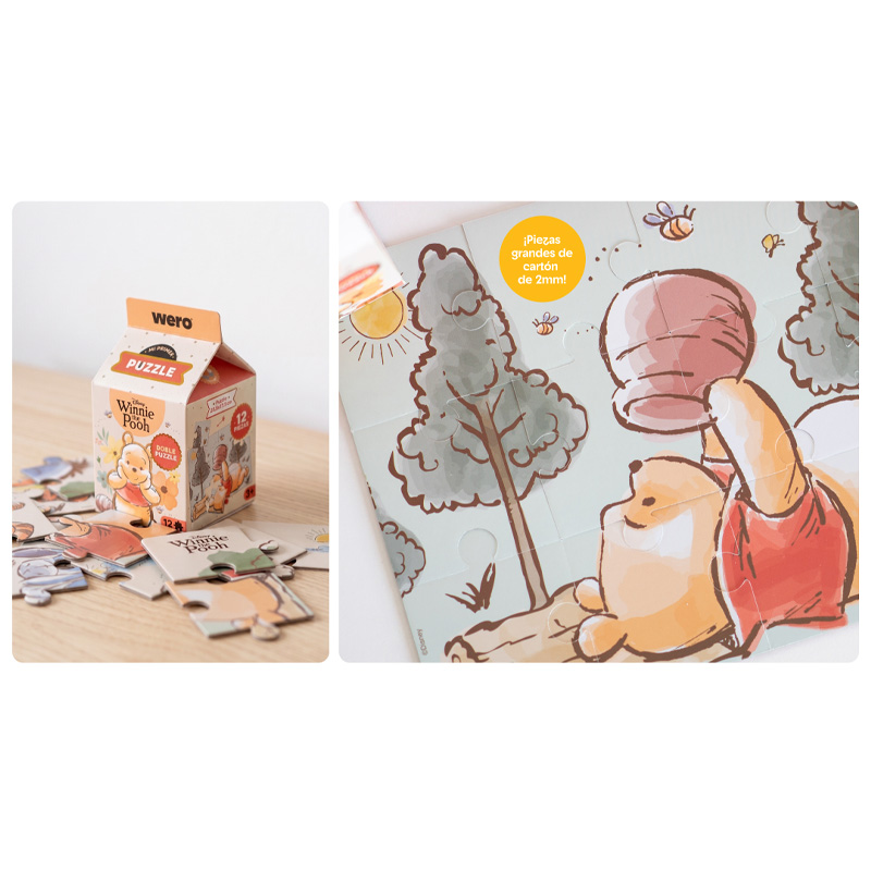  JUEGO ROMPECABEZAS WERO WINNIEZ POOH  PACK X8