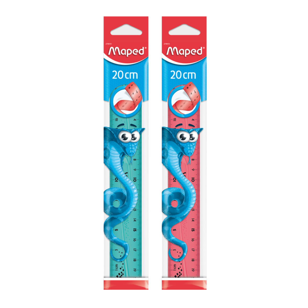  REGLA 20CM MAPED TWIST Y PULSE FLOW PACK  X1