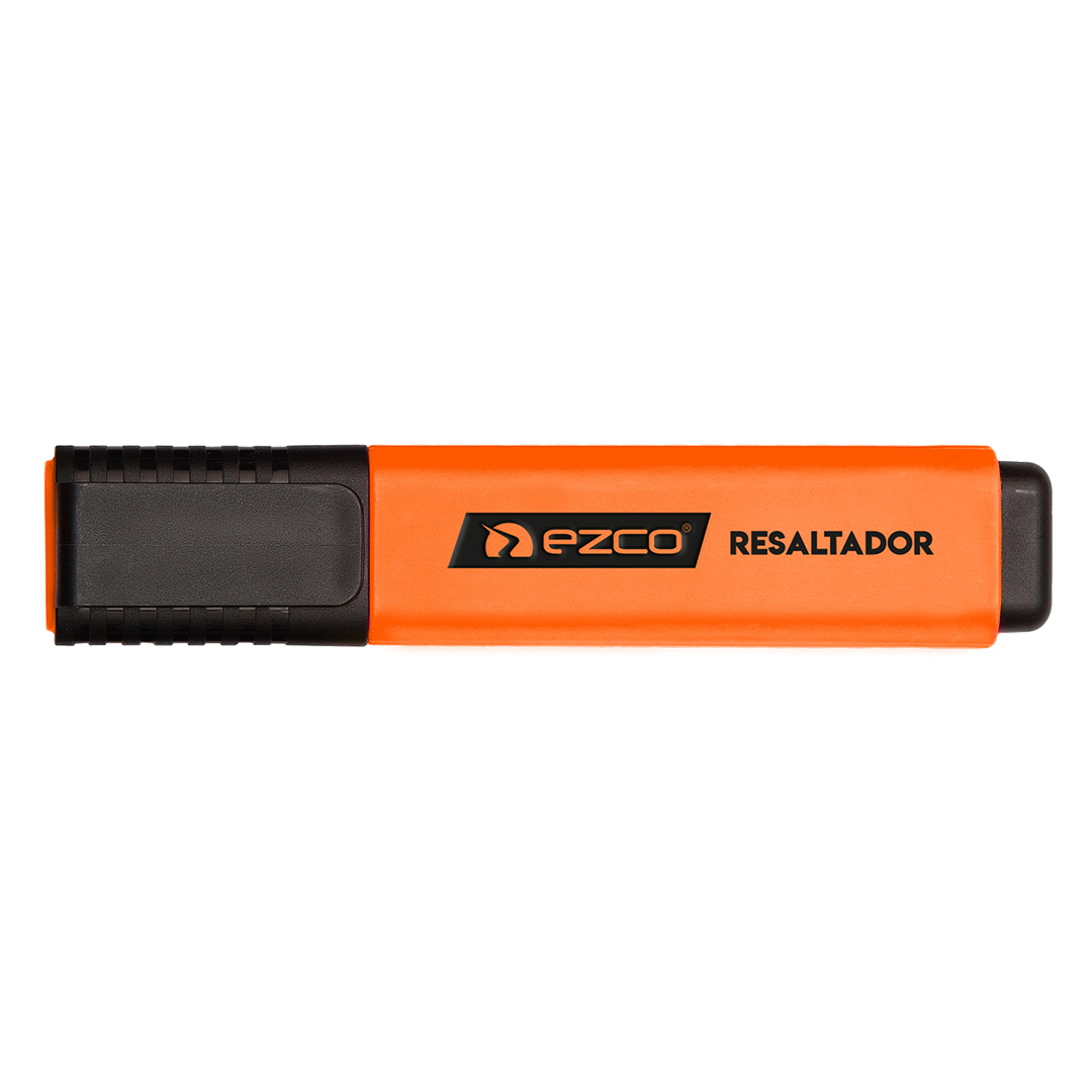  RESALTADOR CHATO EZCO X12 FLUO NARANJA