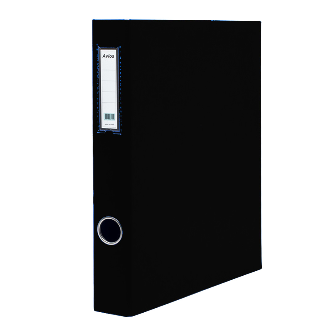  CARPETA OFICIO 2X40 AVIOS PVC NEGRA