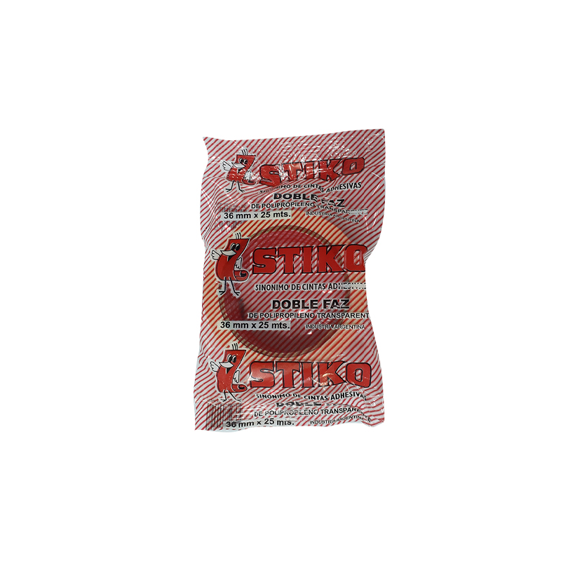  CINTA ADHESIVA BIFAZ STIKO 36X25 CAJAX24