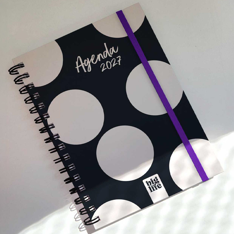  AGENDA BIG LIFE 16X22 DIA X PAGINA  LUNARES