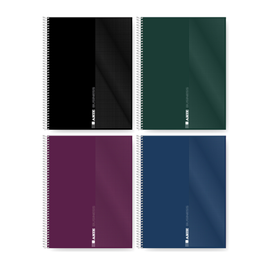  CUADERNO ARTE 29.7 BUSINESS TAPA CARTON 120 HOJAS RAYADO