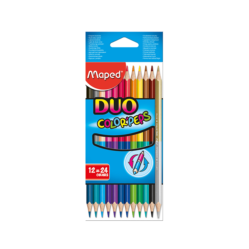  LAPIZ COLOR MAPED DUO X12