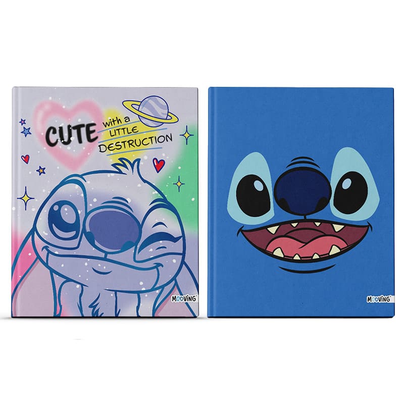  CUADERNO MOOVING 19X24 TAPA DURA COSIDA 48 H STITCH