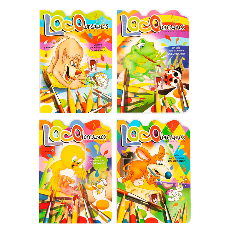  LIBRO BETINA LOCOLOREAMOS PACK X 48