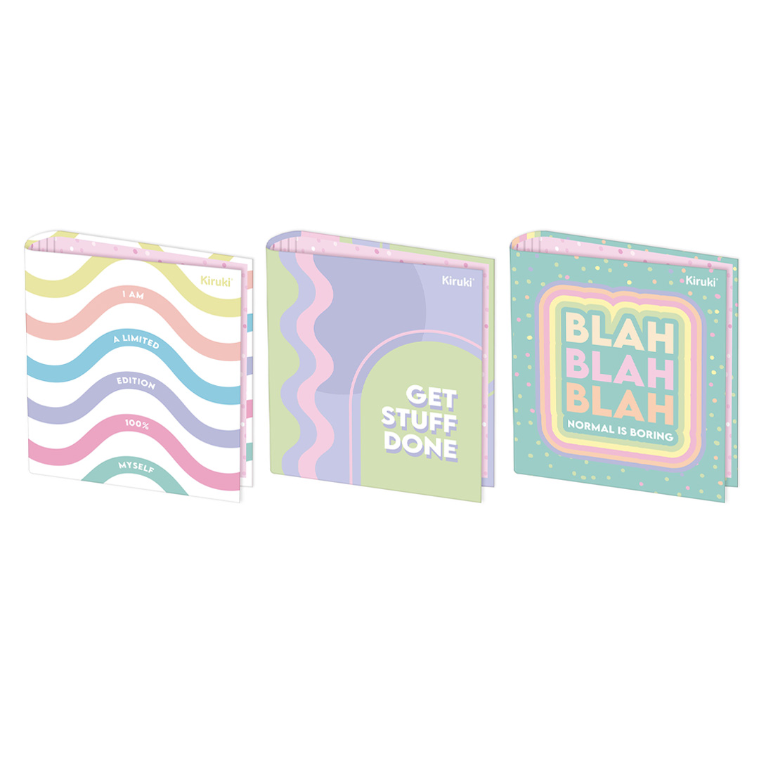  CARPETA ESCOLAR KIRUKI 3X40 COLOURS