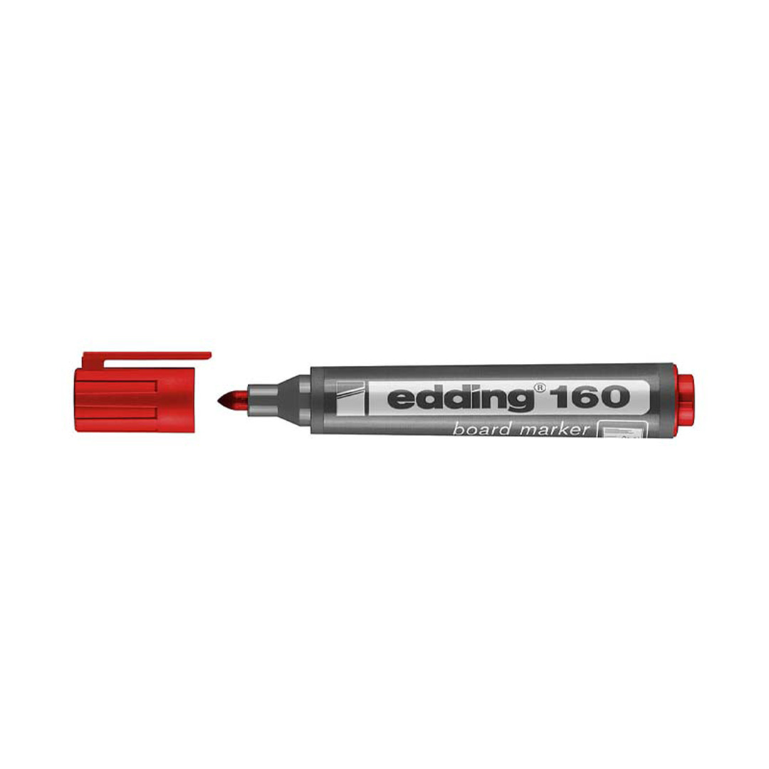  MARCADOR PIZARRA EDDING PUNTA REDONDAE-160 X10 ROJO