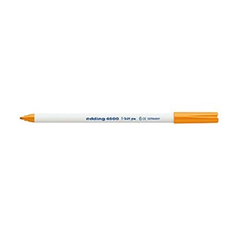  MARCADOR PARA TELA EDDING PUNTA FINA E-;
4600 X1 NARANJA FLUO