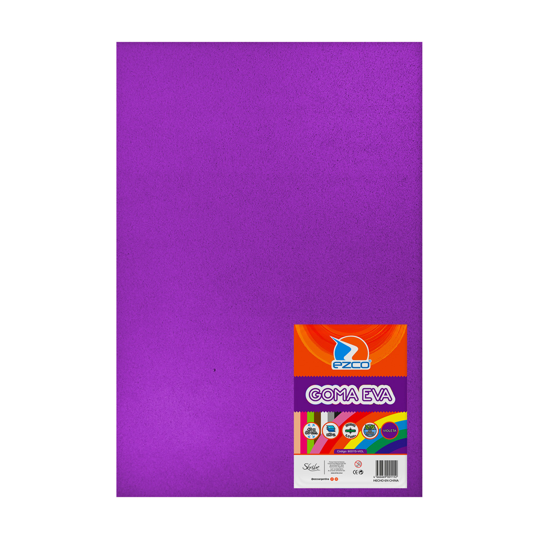  GOMA EVA EZCO 40X60 X10 VIOLETA 1.7MM