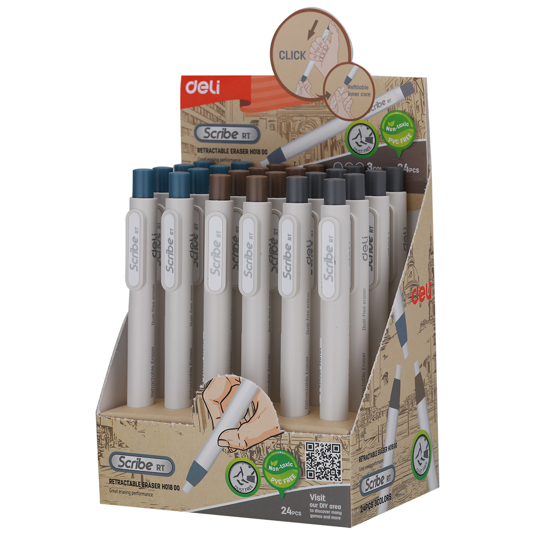  GOMA DELI RETRACTIL SCRIBE X24