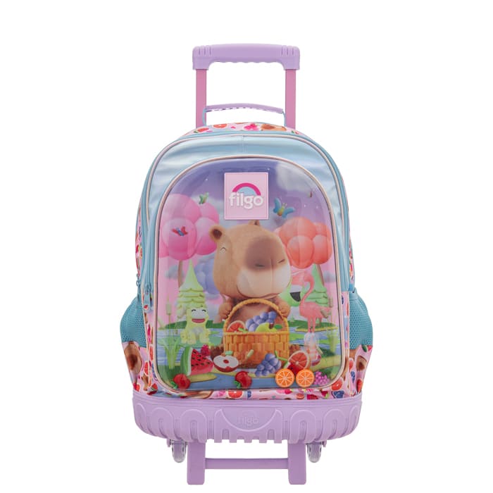  MOCHILA FILGO 3D 18'' CARRO CAPYBARA 2025