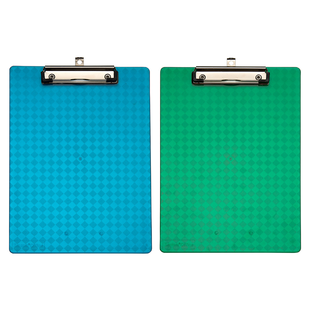  PORTA BLOCK A4 LAMA ACRILICO CON   CLIP SURTIDO