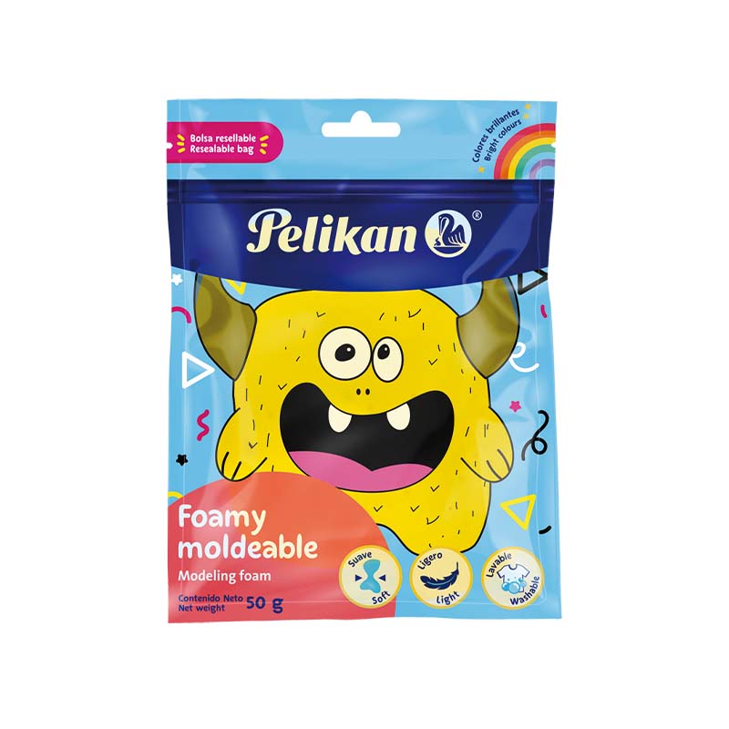  MASA MODELAR PELIKAN FOAMY 50GR AMARILLO
