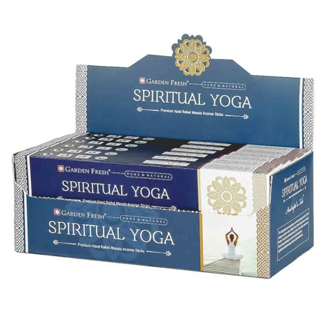  SAHUMERIO GARDEN FRESH 15G X12  ESPIRITUAL YOGA