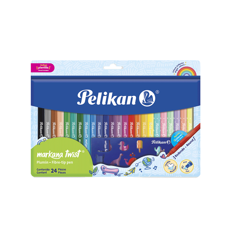  MARCADOR ESCOLAR PELIKAN MARKANA TWIST;
X24
