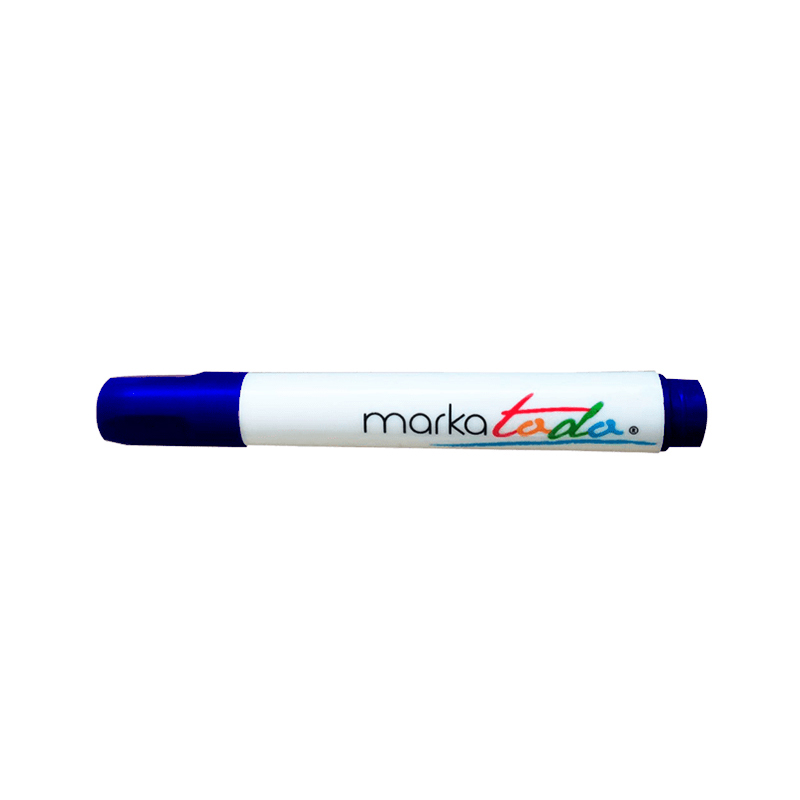  MARCADOR PERMANENTE PELIKAN MARKATODOPUNTA REDONDA AZUL X10