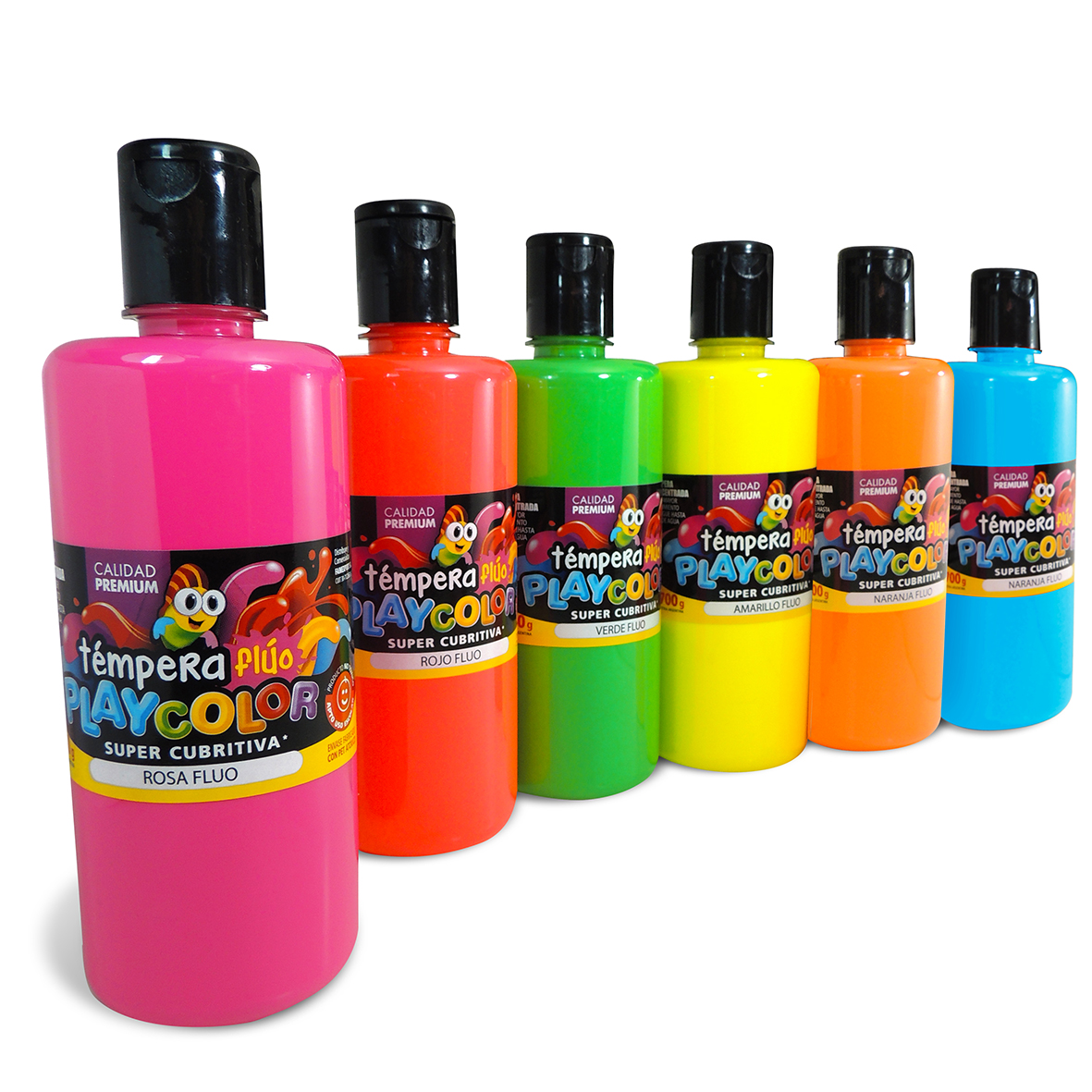  TEMPERA PLAYCOLOR FRASCO 700G FLUO ROSA
