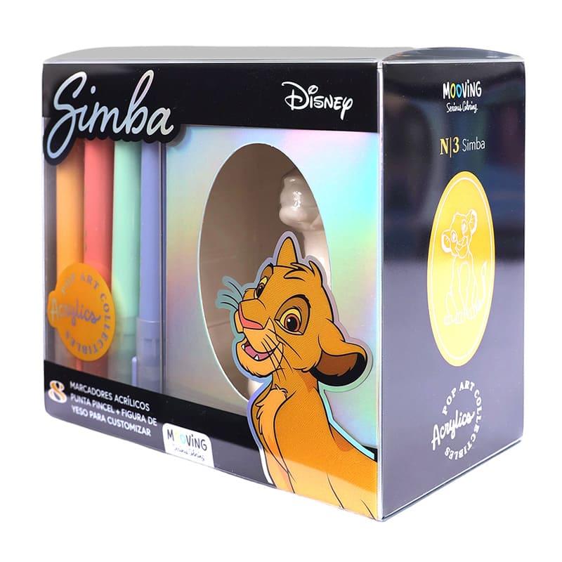  SET MOOVING POP ART COLLECTIBLES SIMBA