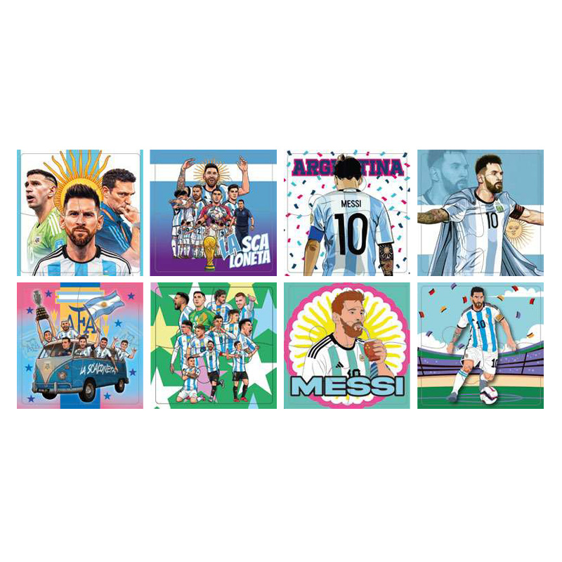 JUEGO ROMPECABEZAS INKDROP X4 PIEZAS  MESSI - SELECCION SURTIDO