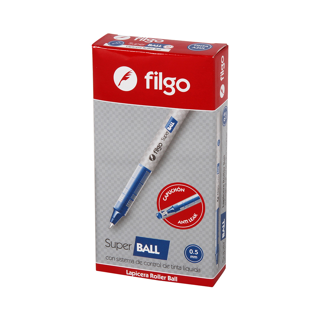  ROLLER FILGO SUPER BALL 0.5 AZUL X12