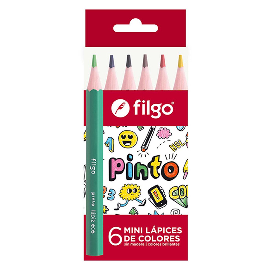 LAPIZ COLOR FILGO PINTO CORTO X6