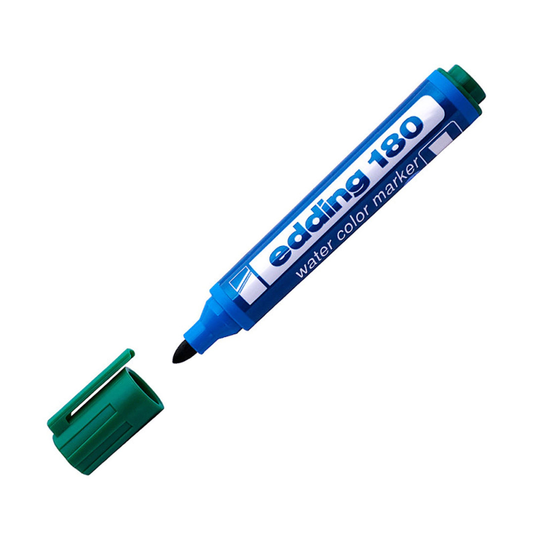  MARCADOR EDDING AL AGUA PUNTA REDONDAE-180 VERDE X10