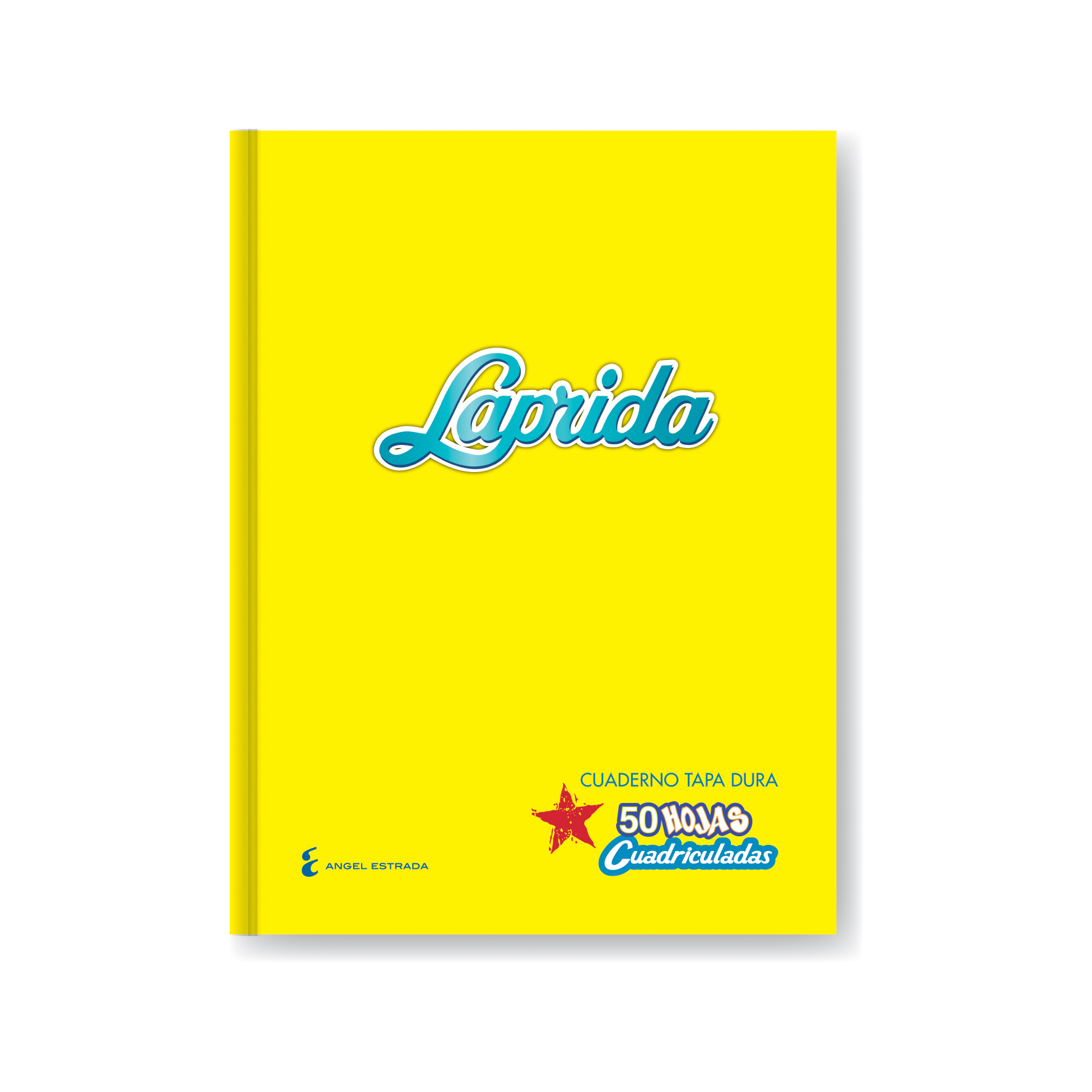  CUADERNO LAPRIDA 16X21 TAPA CARTON  TRADICIONAL 50 HOJAS CUADRICULADO