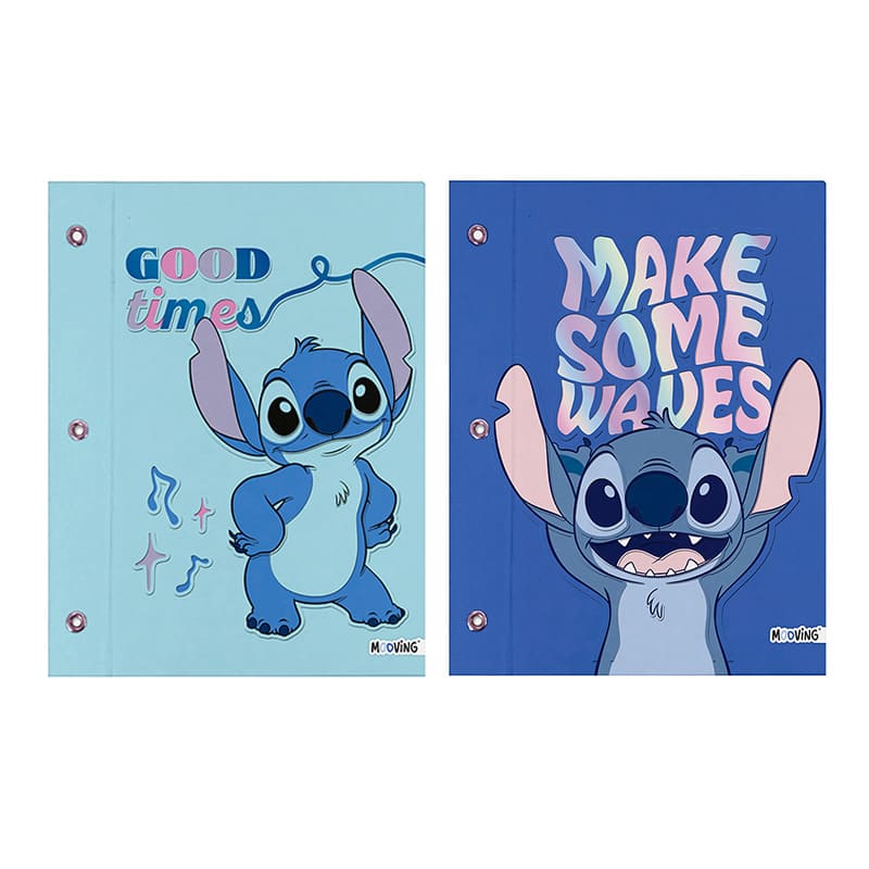  CARPETA ESCOLAR TAPA N3 MOOVING  STITCH