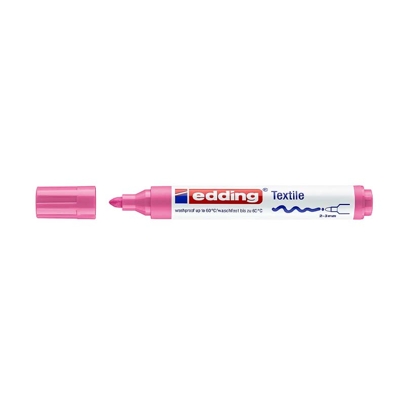  MARCADOR PARA TELA EDDING PUNTA GRUESA;
E-4500 X1 ROSA