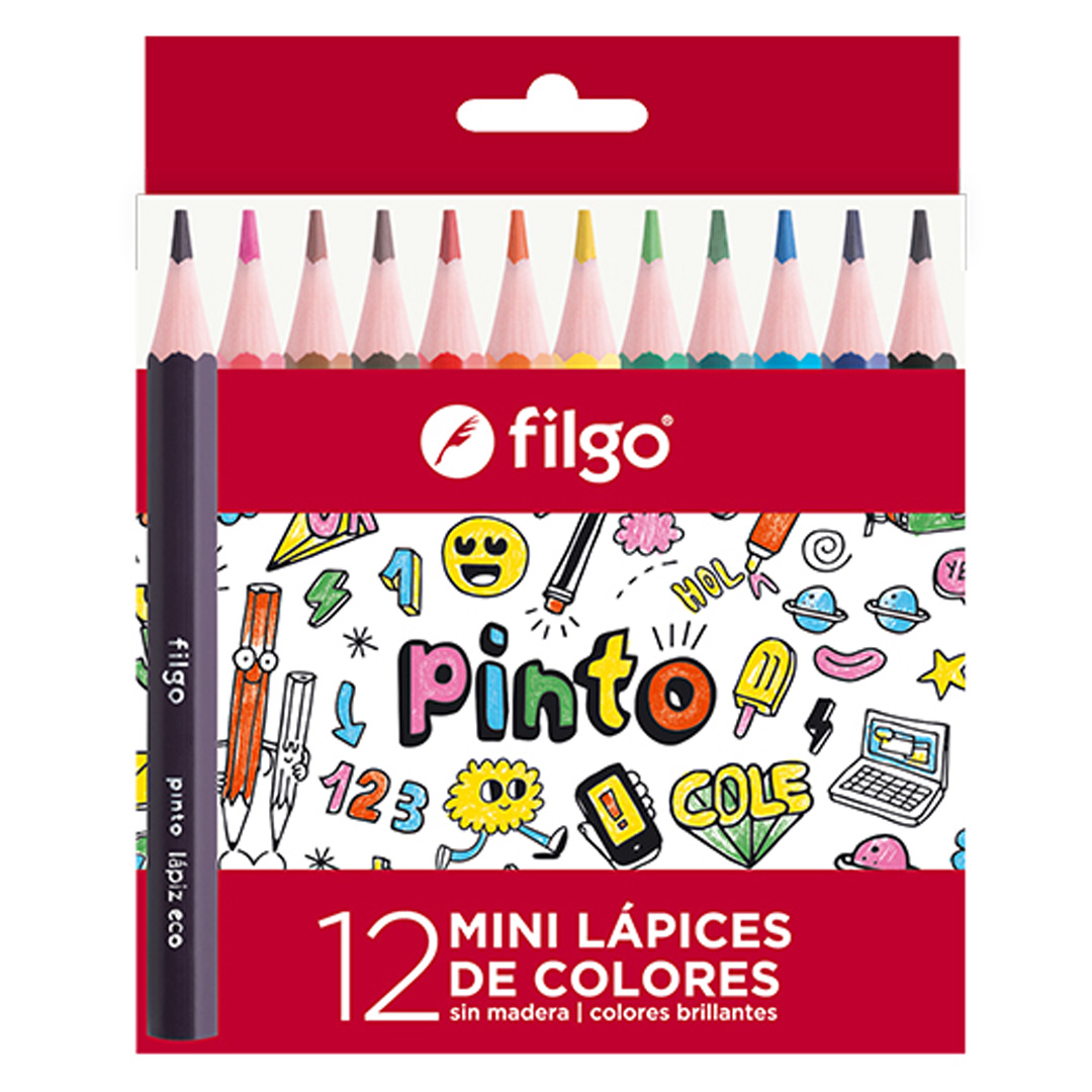  LAPIZ COLOR FILGO PINTO CORTO X12
