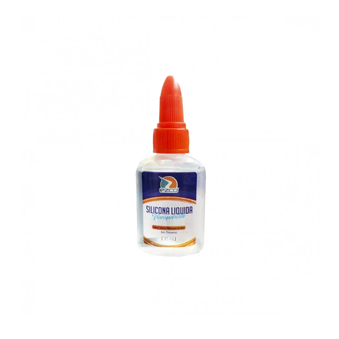  ADHESIVO SILICONA LIQUIDA EZCO 30ML CAJA  X24