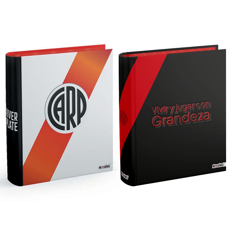 CARPETA A4 2X40 MOOVING RIVER PLATE
