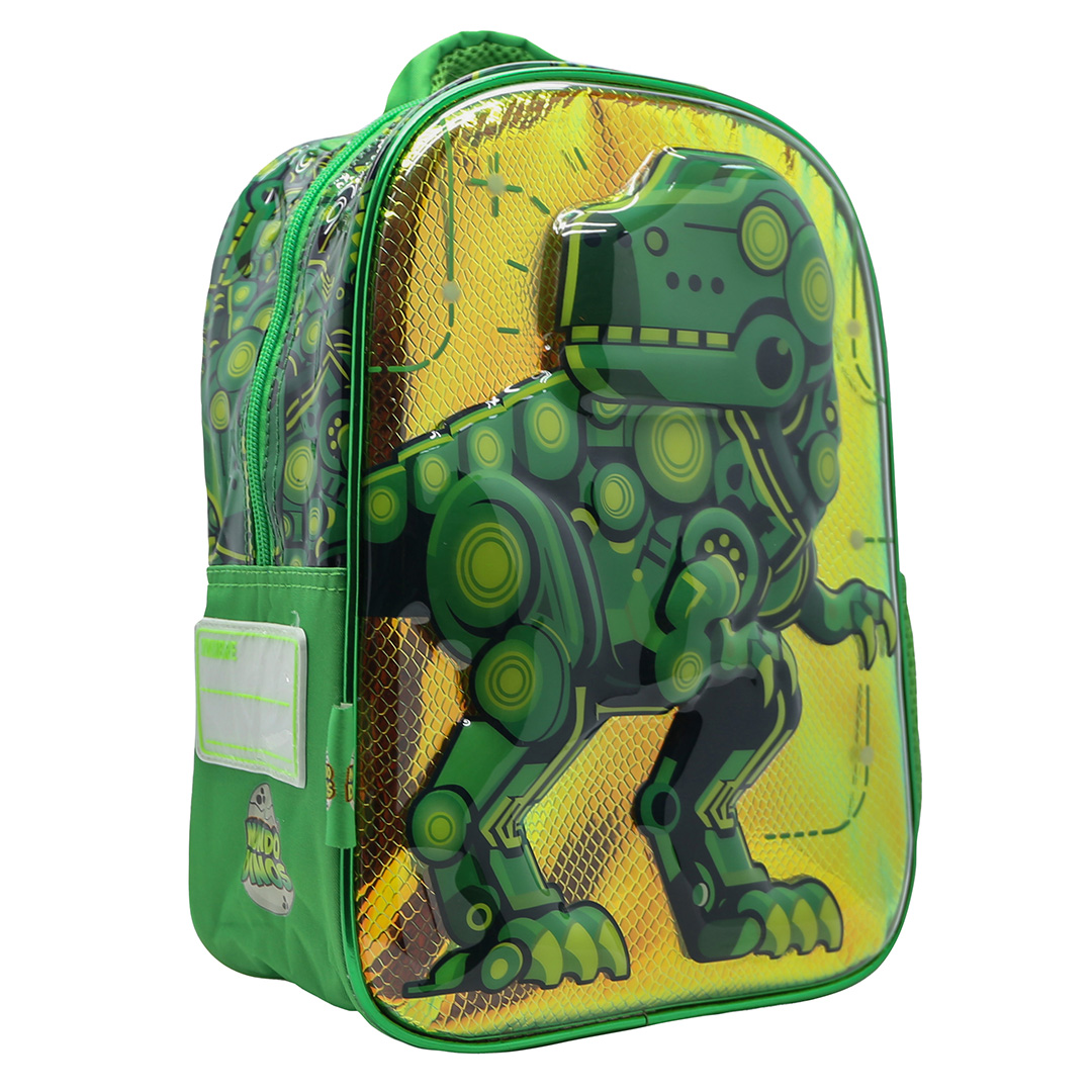  MOCHILA CRESKO 12 MUNDO DINOS T REX  ROBOTICO