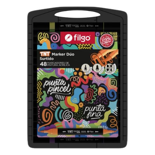  MARCADOR PINTURA FILGO TNT DUO ACRILICO ESTUCHE X48